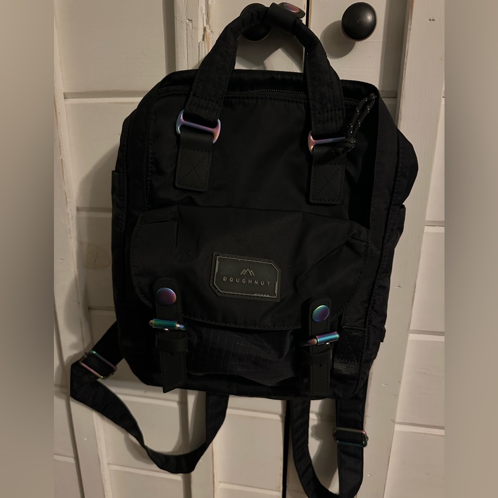 Used doughnut macaroon mini gamescape backpack.  In good condition.